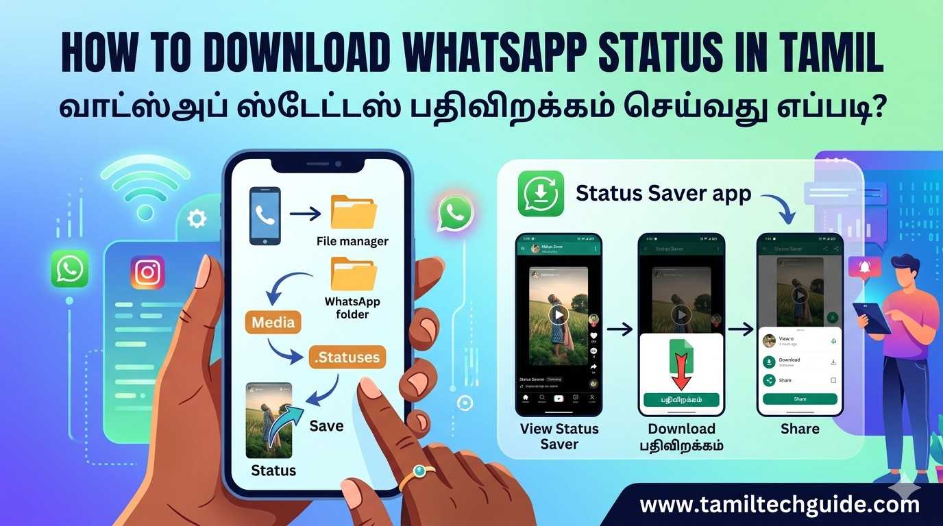 how to download whatsapp status in tamil